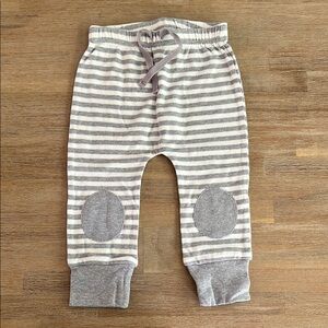 City Mouse | Striped Gray Kids Bottoms | 18-24m